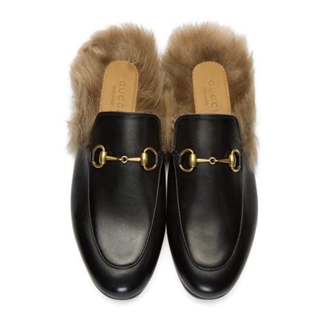 gucci fur slippers review